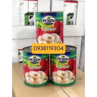 Vải ngâm Hosen - Hộp 565g