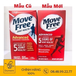 Viên uống hỗ trợ xương khớp Schiff Move Free Joint Health 200 viên của Mỹ