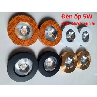 Đèn Led Ốp Nổi Tủ Rượu, Tủ Bếp, Kệ Trưng Bày, Tủ Kính 5W Sáng Trắng/Vàng