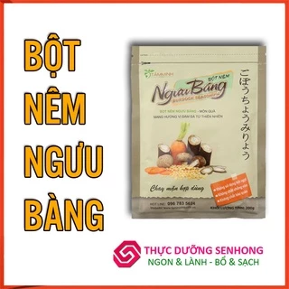 BỘT NÊM DƯỠNG SINH NGƯU BÀNG (200gr) Không bột ngọt, không chất chống vón, không chất bảo quản