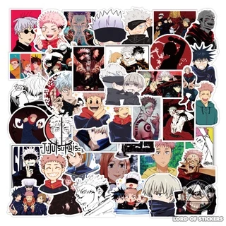 Set 100 Hình Dán Jujutsu Kaisen Anime Manga Sticker Chống Thấm Nước Trang Trí Mũ Bảo Hiểm, Điện Thoại, Đàn Guitar, Sổ