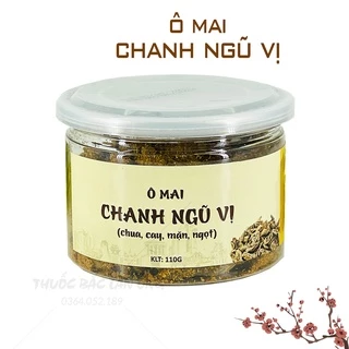 Ô mai chanh ngũ vị ngậm ho hiệu quả (Chanh xí muội, đồ ăn vặt)