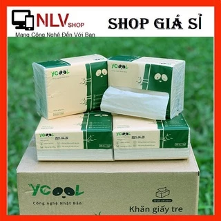 Thùng 30 Gói Giấy Ăn Gấu Trúc YCOOL 300 tờ/ 4 lớp_T020