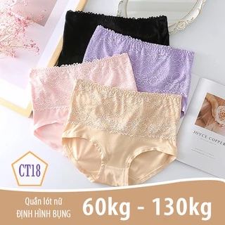 [Big size] CT18 Quần lót nữ cotton bigsize cỡ lớn cạp cao định hình XL, XXL, 3XL, 4XL, 5XL, 6 XL cho 60kg đến 130kg