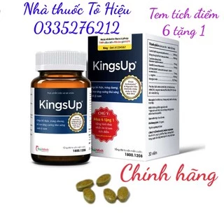 KINGSUP (Hộp 30 viên) Chính hãng Giúp tăng cường sức khỏe sinh lý cho nam giới Việt