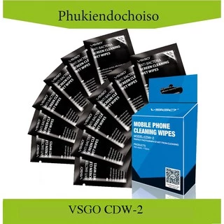 Khăn lau màn hình VSGO CDW-2 cho ống kính máy ảnh, màn hình điện thoại, laptop