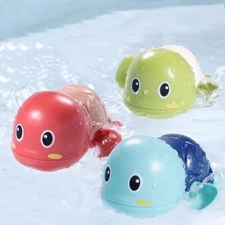 Rùa bơi trong nước đồ chơi nhà tắm cho bé