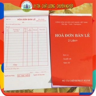 Hóa đơn bán lẻ - phiếu thu - phiếu chi (2 liên)