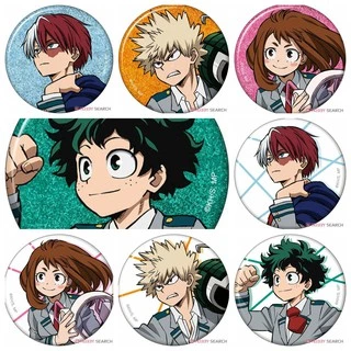 (TIẾN LÊN) Huy hiệu cài áo IN HÌNH Boku no Hero Academia Học viện anh hùng chibi dễ thương tiện lợi