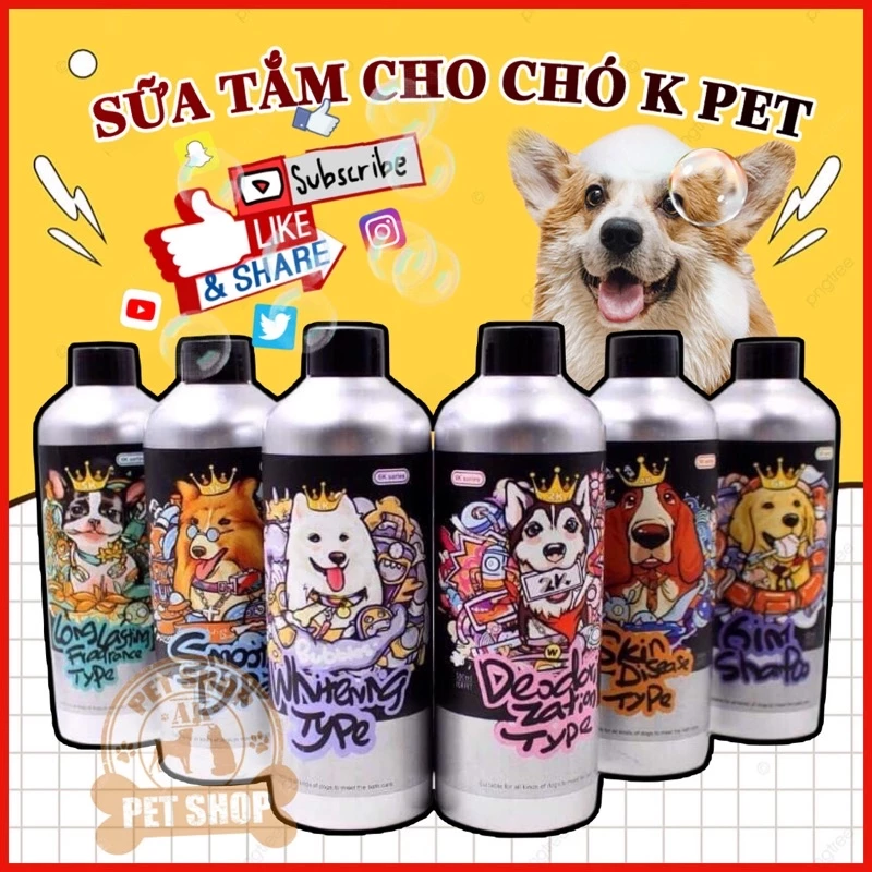 SỮA TẮM KPET CHÓ MÈO - 500ml