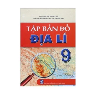 Sách - Tập bản đồ Địa lí 9 (In Màu) - Bán kèm 1 bút bi TL-027