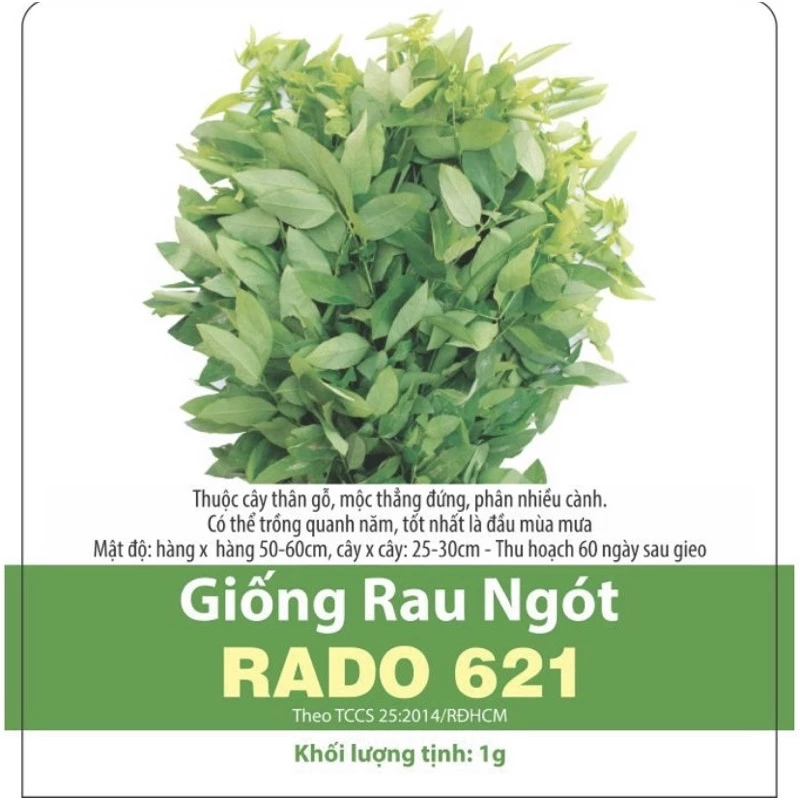 Hạt giống rau ngót