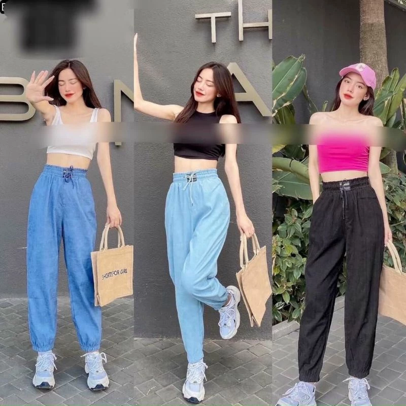 (3 SIZE 40-68KG) QUẦN BAGGY UNISEX CHẤT NHUNG , BAGGY JEAN GIẤY MỊN MÁT THỜI TRANG CÁ TÍNH