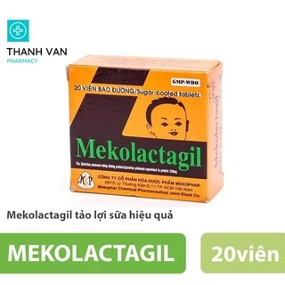 Tảo lợi sữa Mekolactagil hộp 20 viên