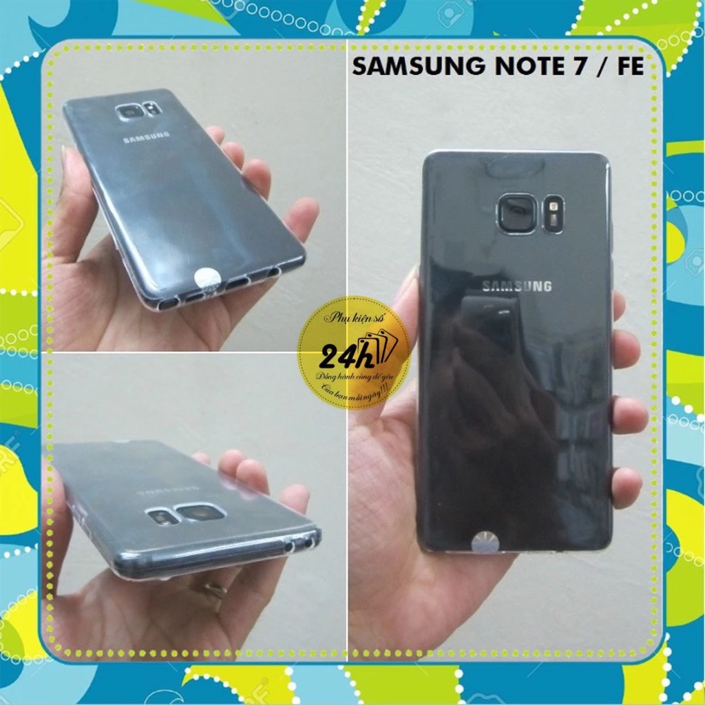 Ốp lưng silicon samsung galaxy note 7 / note FE cao cấp loại A