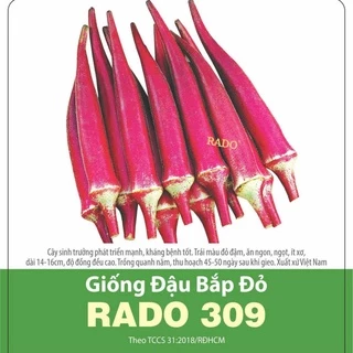 Hạt giống Đậu bắp đỏ Rado 309 (5g) Rạng Đông | VTNN Cần Thơ