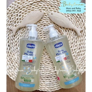 Sữa tắm gội chiết xuất Yến mạch 0M+ Chicco 200ml/500ml