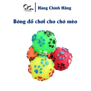 Bóng đồ chơi cho Chó gặm Có Âm Thanh kêu - Quả bóng gai đồ chơi cho chó mèo