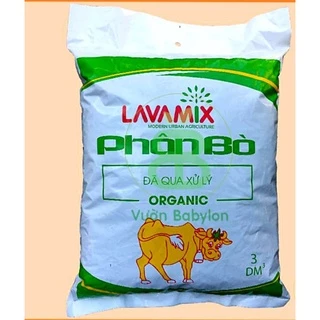 Phân Bò LAVAMIX 10dm Dùng Trồng Rau Sạch Và Hoa