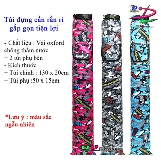 Túi Đựng Cần Câu Cá Rằn ri (130 X 20) gấp gọn tiện lợi.