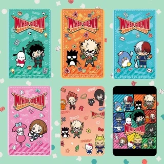  Ảnh card bo góc in hình BOKU NO HERO ACADEMIA X SANRIO Học Viện Anh Hùng 5*8cm anime chibi