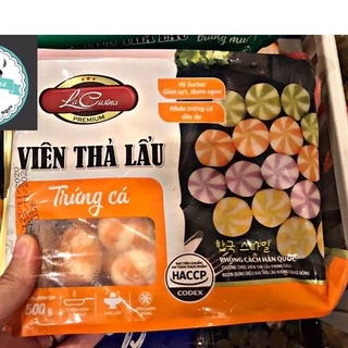 500g Viên bánh bao nhân trứng cá ( Lacusia)/100g _ship hỏa tốc hcm