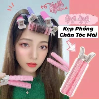  Kẹp uốn phồng tóc mái phong cách Hàn Quốc dễ thương cho bạn gái