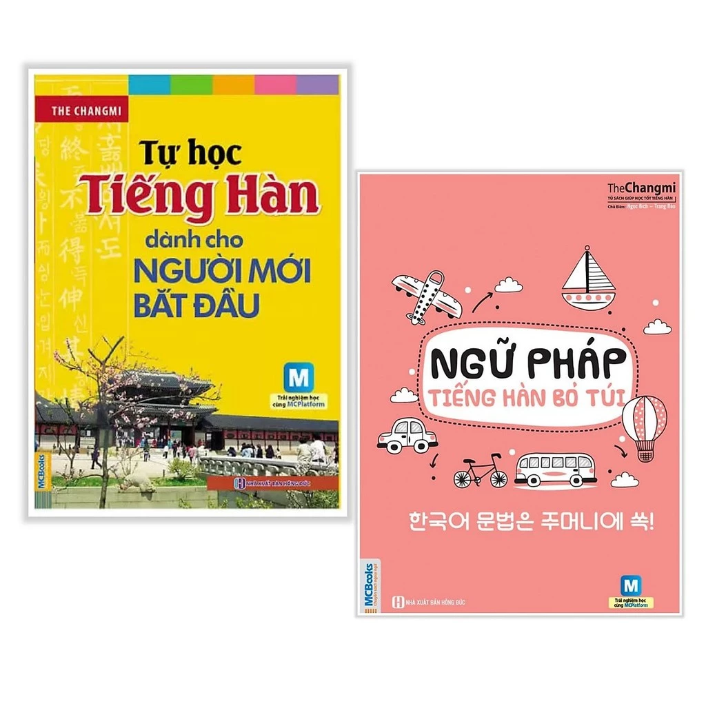 Sách - Combo Tự Học Tiếng Hàn Dành Cho Người Mới Bắt Đầu + Ngữ Pháp Tiếng Hàn Bỏ Túi