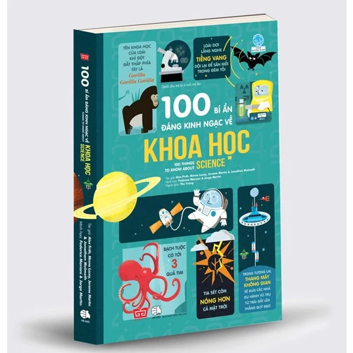 Sách - 100 bí ẩn đáng kinh ngạc về Khoa học - 100k
