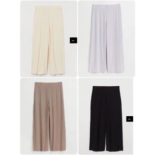 Quần culottes thun tăm HM 4 màu Mẹ