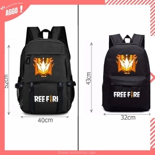 Balo Đi Học Free Fire Rank Đại Kiện Tướng màu đen