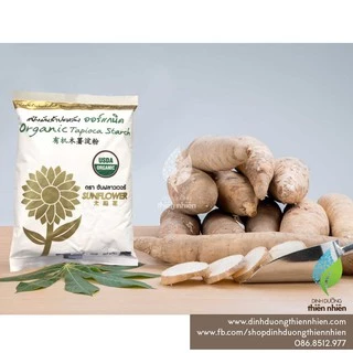 [GIA VỊ HỮU CƠ] [HSD 2025]Tinh Bột Năng Hữu Cơ Ubon Organic Tapiaco Powder, 400g [Thái Lan]