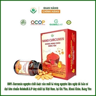 Nano curcumin Hoàng Minh Châu Hưng Yên - lọ 60 viên