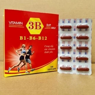 Vitamin 3B bổ sung Vitamin b1 b6 b12 bổ sung dưỡng chất, nâng cao thể lực, người suy nhược cơ thể, chán ăn,mệt mỏi T t