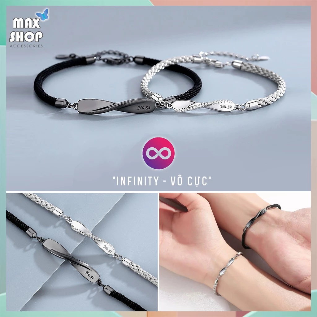 Vòng tay đôi VÔ CỰC ♾️ mẫu mới nhất cực đẹp