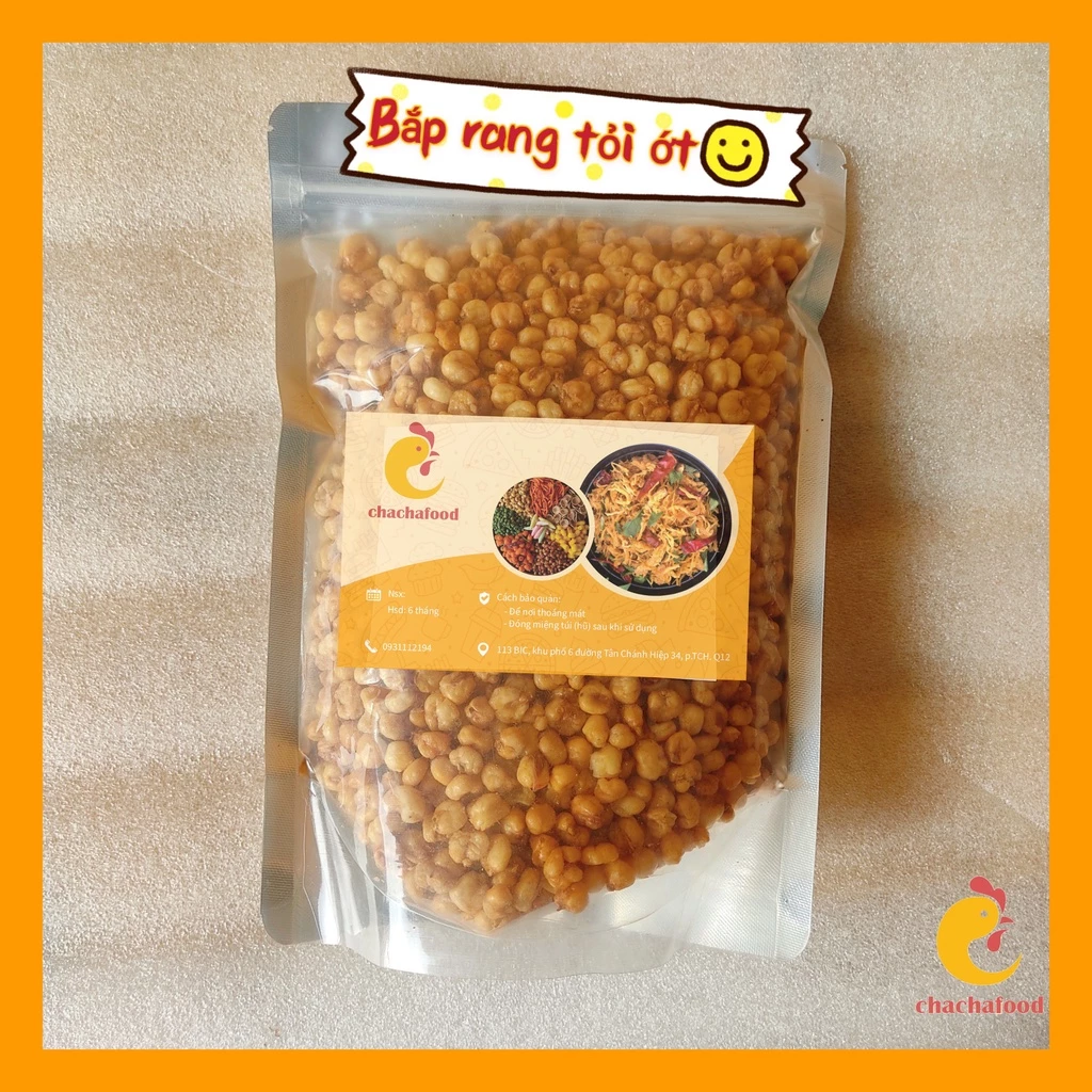 1KG BẮP RANG TỎI ỚT ( BẮP NẾP CHIÊN GIÒN) NGÔ CAY