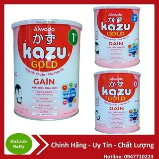 Sữa Bột Kazu Gold Gain 0+, 1+ 2+ 810g [Date mới nhất]