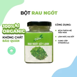 Bột Rau Ngót Nguyên Chất Sấy Lạnh Cao Cấp, Bột Ăn Dặm, Thanh Lọc Cơ Thể, Mát Gan, Lọ Thuỷ Tinh 150gr