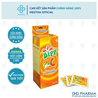 Kẹo ngậm Bipp C Vị Cam tuổi thơ - Bổ sung Vitamin C, Tăng Sức Đề Kháng cho trẻ (Hộp 35 gói) [Chính Hãng]