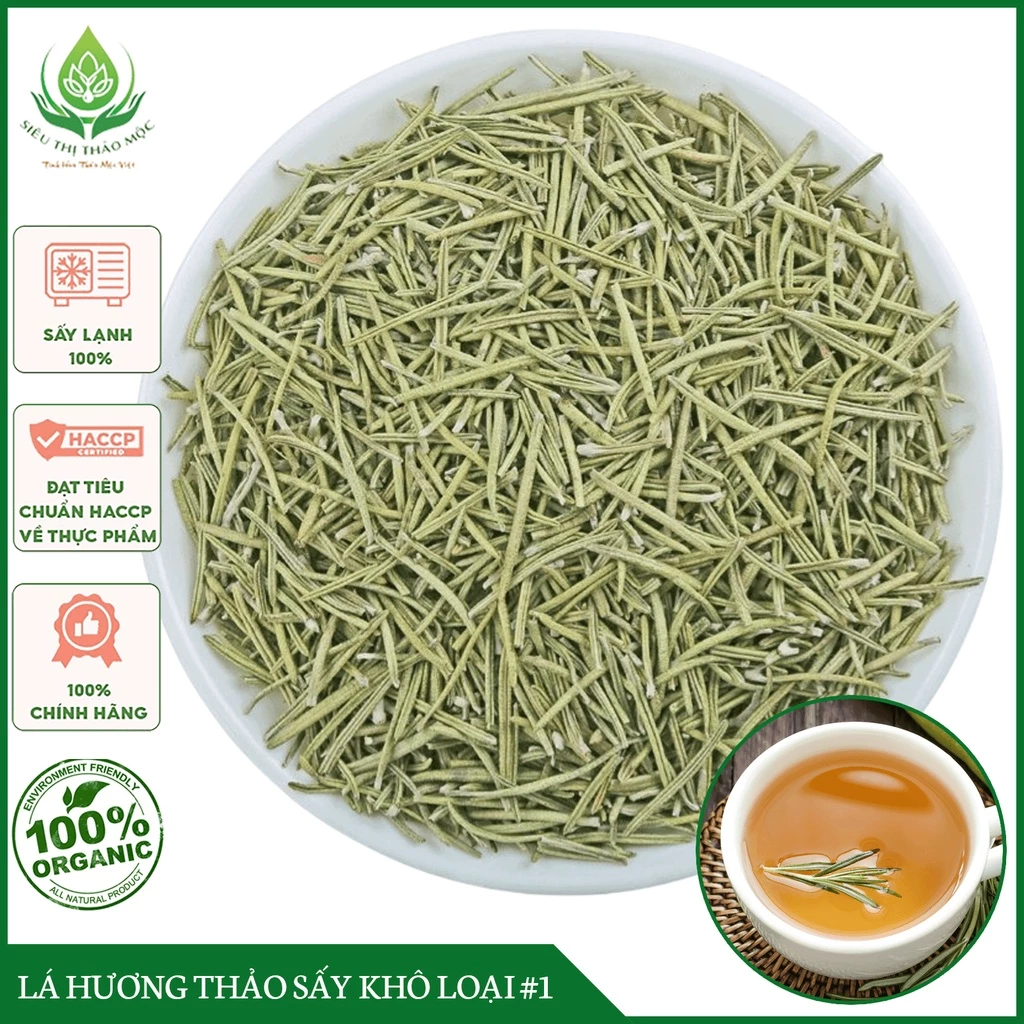 ✅[HÀNG LOẠI 1] Lá Hương Thảo 1Kg Sấy Khô Rosemary Khô Gia Vị Tây Loại Thượng Hạng Thơm Ngon