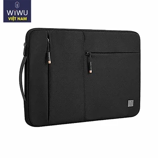 Túi chống sốc WIWU alpha Slim Sleeve xách tay, đựng balo, vali cho Laptop 13-16 inch hàng đẹp, chính hãng nhiều ngăn