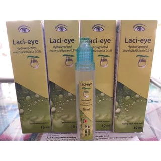 Dung dịch nhỏ mắt Laci-eye 10ml-Làm dịu mắt do khô mắt,cộm mắt