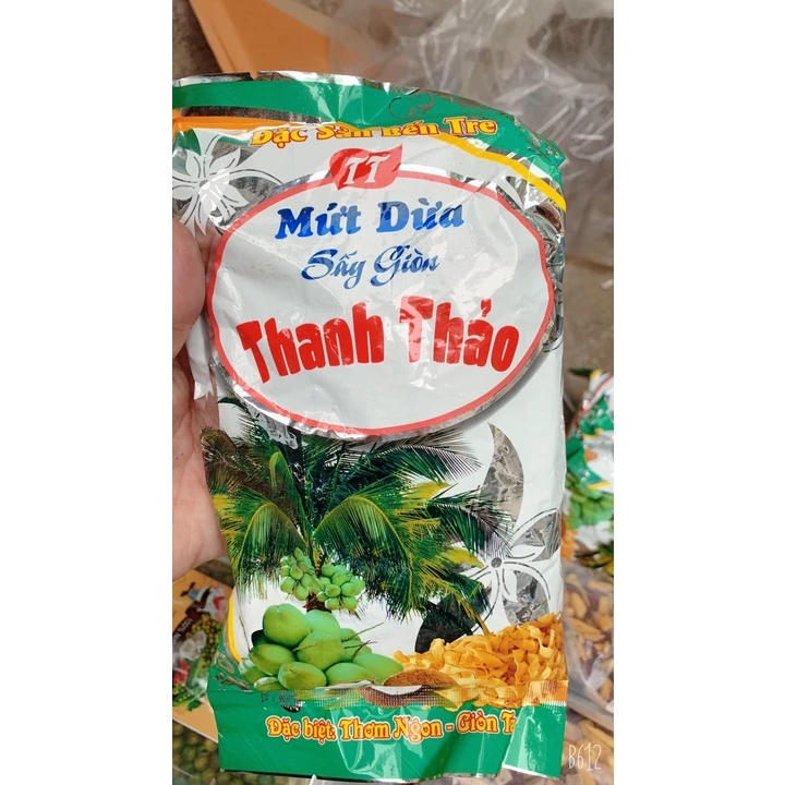 Dừa khô sấy giòn Thanh Thảo thơm ngon gói 250Gr