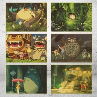 Poster Phim Hoạt Hình Hàng Xóm Tôi Là totoro