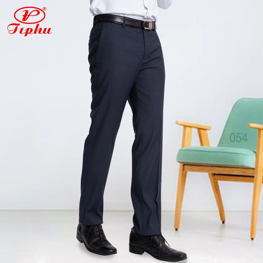 Quần tây nam ống đứng, thời trang công sở form Regular, không ly, big size tới 105kg, Amazing