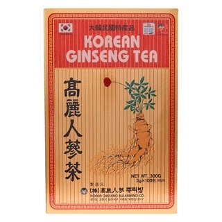 ( Hộp 100 gói) Trà Sâm Hàn Quốc Korean Ginseng Tea _ Hộp 100 gói