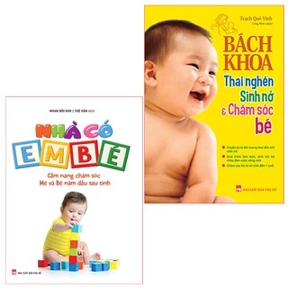 Sách - Combo Bách Khoa Thai Nghén - Sinh Nở Và Chăm Sóc Bé + Nhà Có Em Bé
