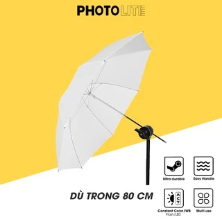 Umbrella ô tản sáng trong 80 cm Photolite PA151 làm mềm ánh sáng chụp ảnh đèn Flash/Led