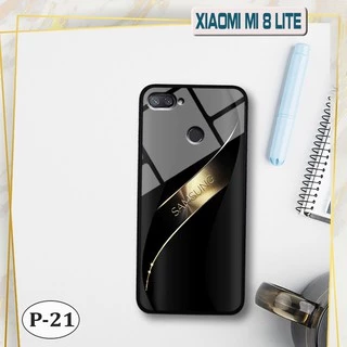 Ốp lưng kính  Xiaomi Mi 8 Lite- hình 3D "