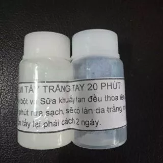 Bột tẩy trắng da cấp tốc